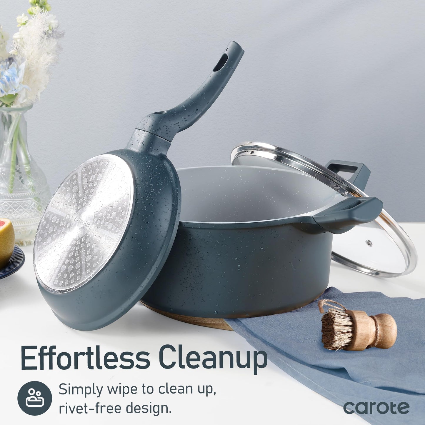 CAROTE 14-Pc Ceramic Cookware