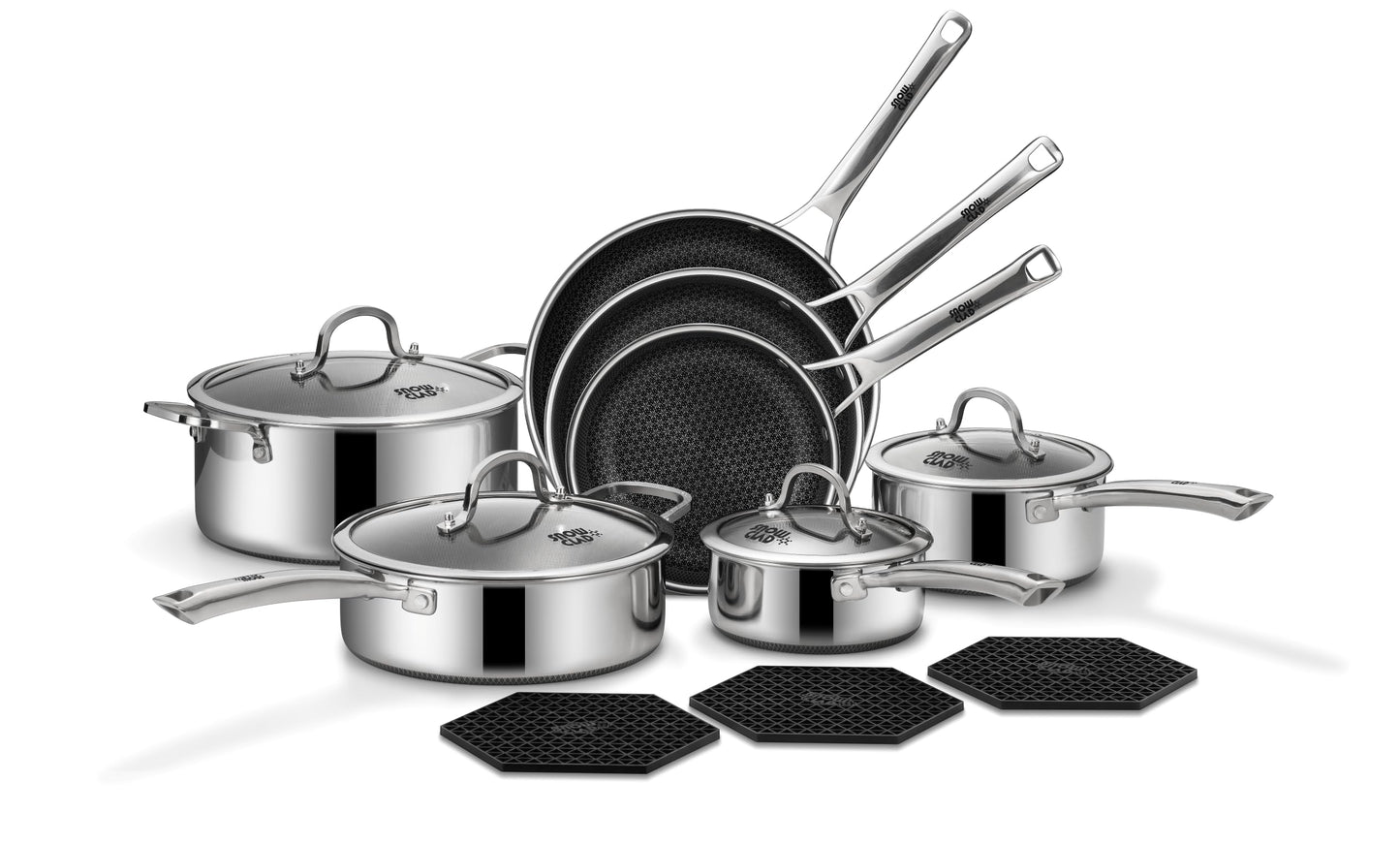 SNOWCLAD 14-Pc Cookware Set
