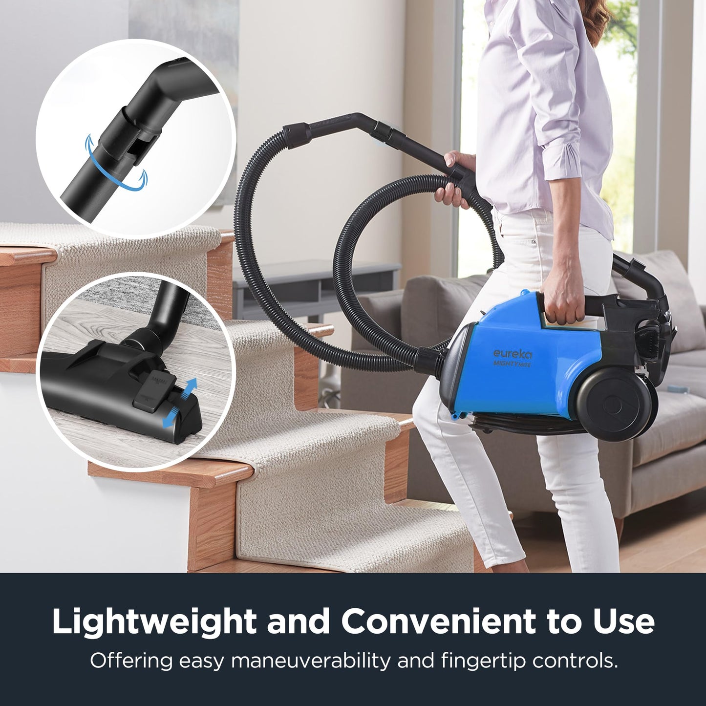 Eureka 3670M Canister Vacuum – Yellow