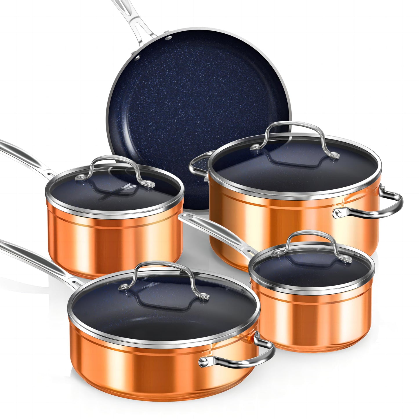 Nuwave 3-Pc Ceramic Fry Pan Set