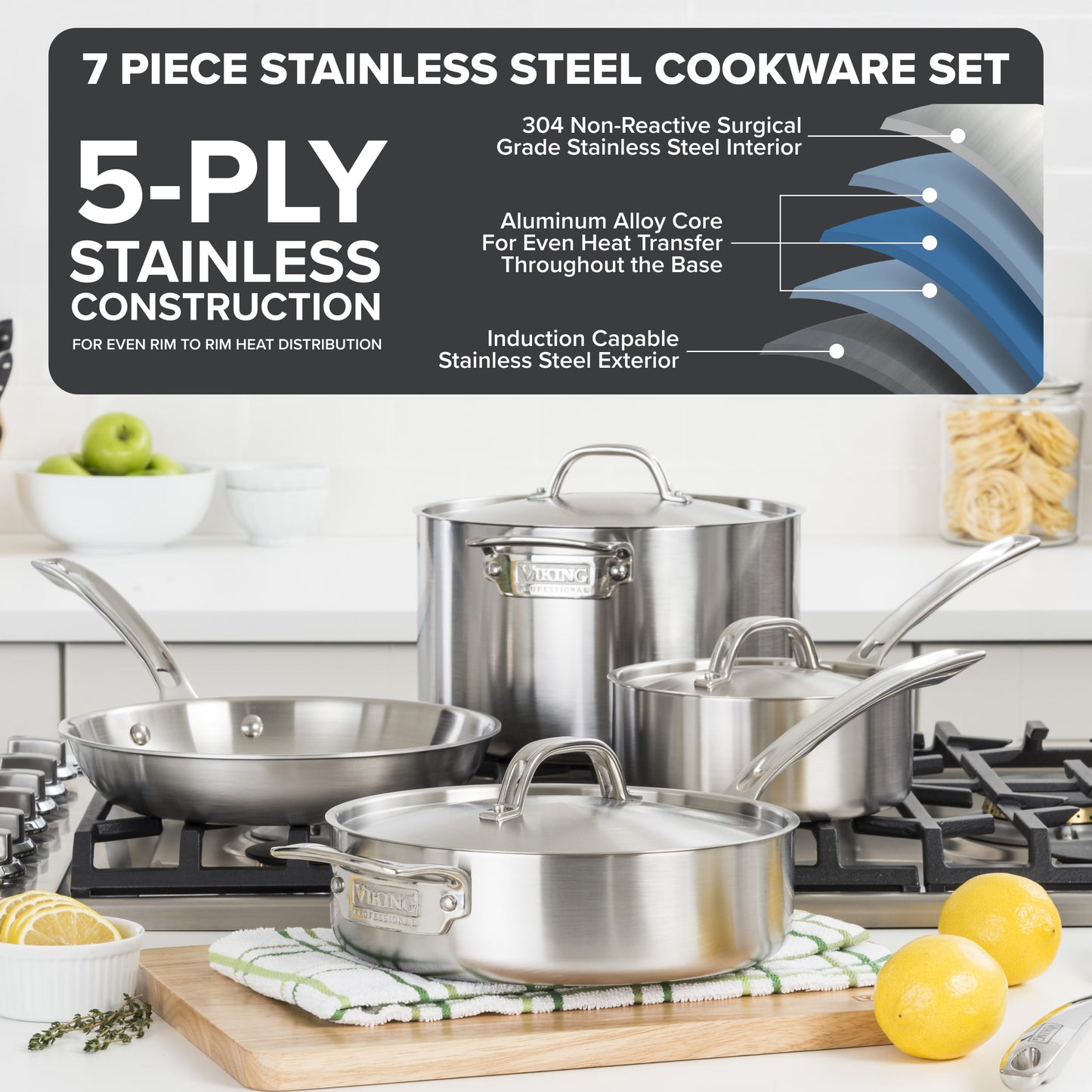 Viking 10-Pc Cookware Set