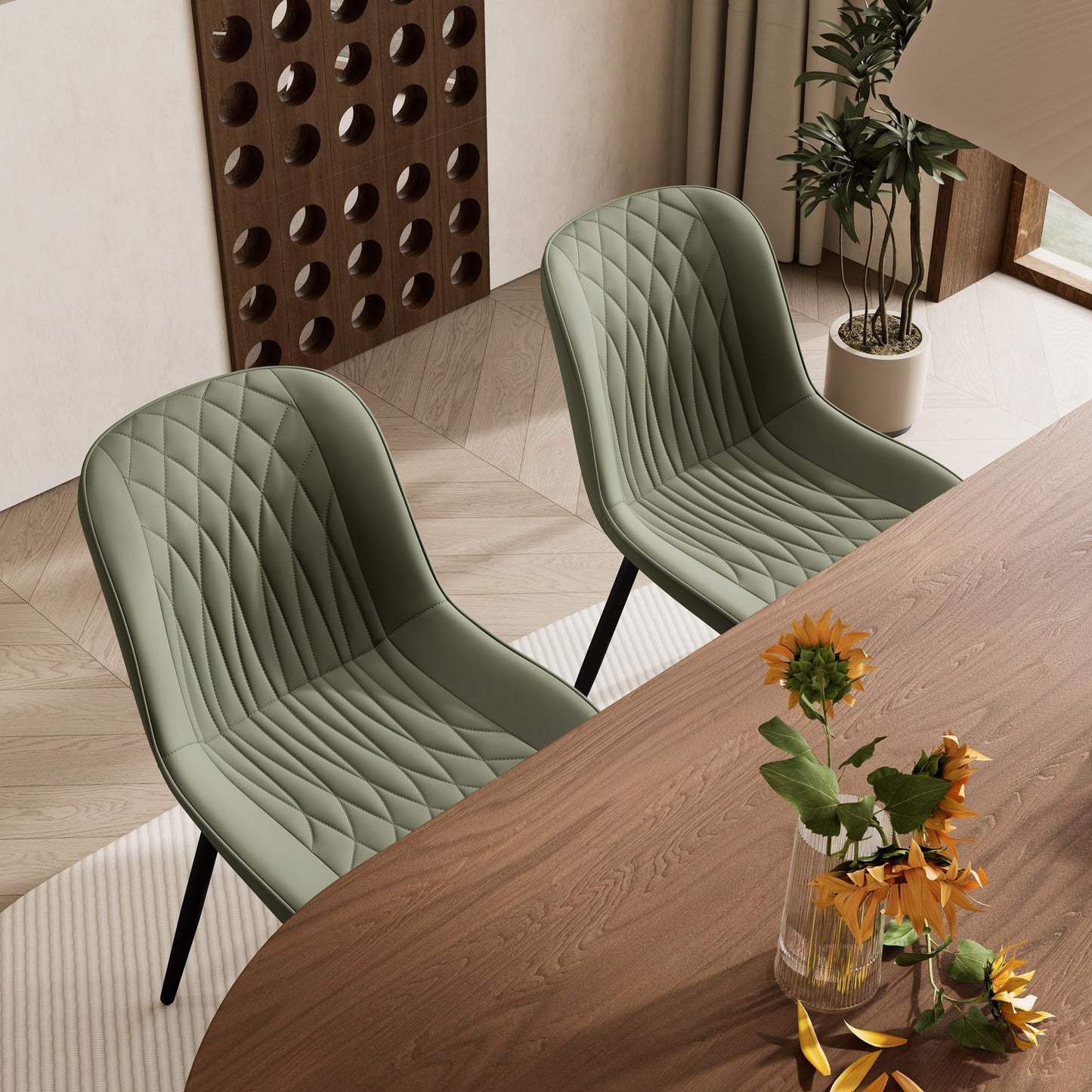 2 Mid-Century Dining Chairs