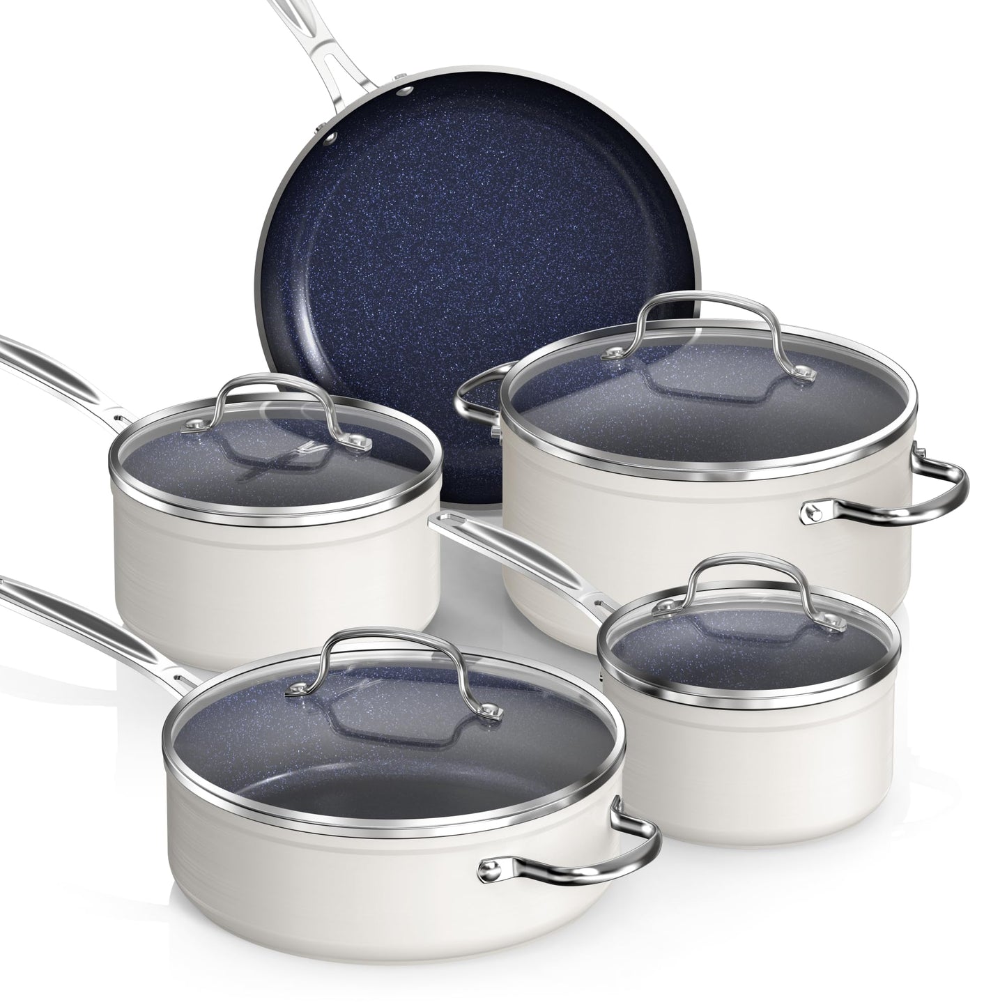 Nuwave 3-Pc Ceramic Fry Pan Set