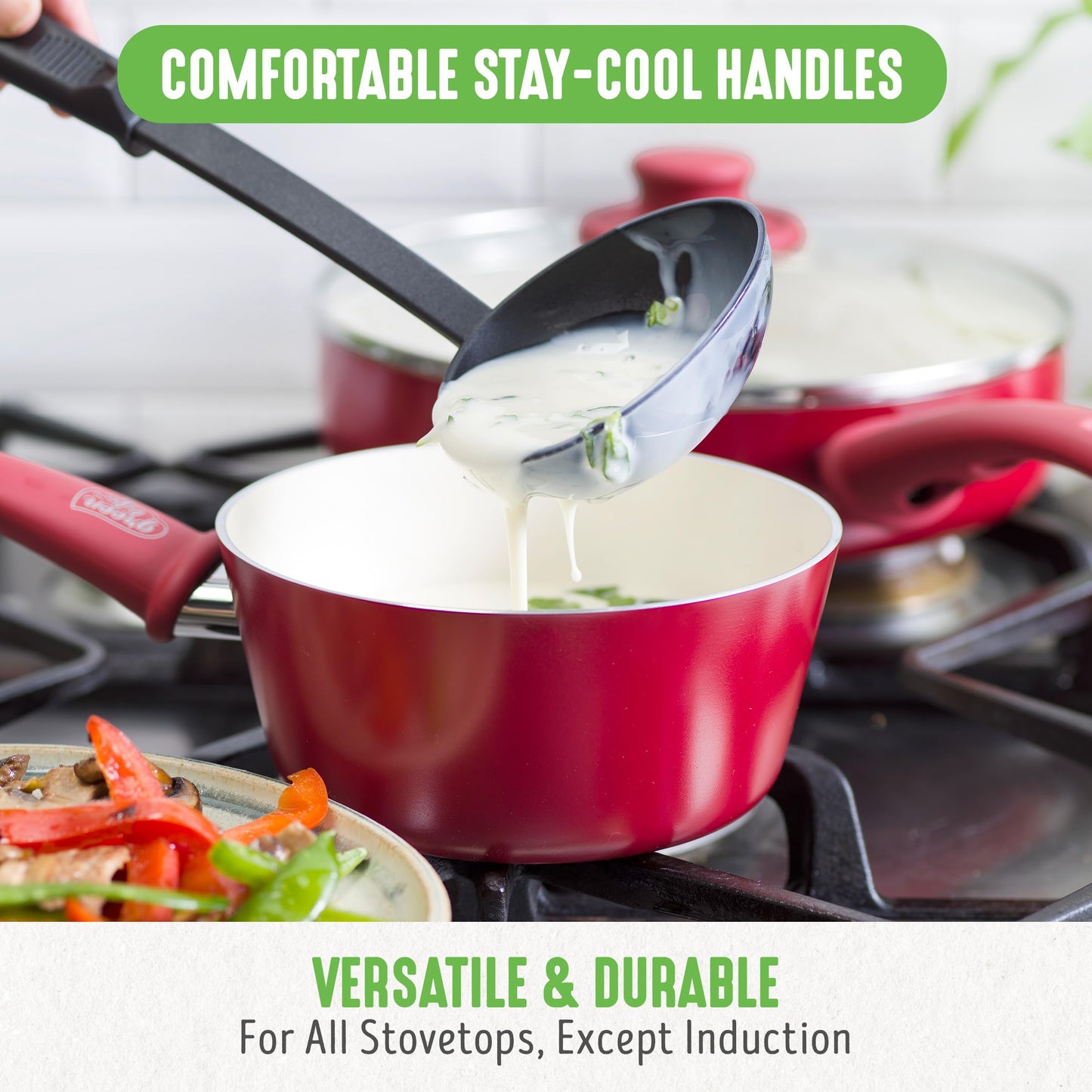 GreenLife 16-Pc Nonstick Cookware Set