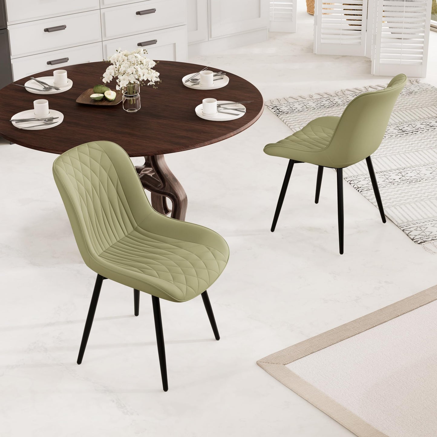 2 Mid-Century Dining Chairs