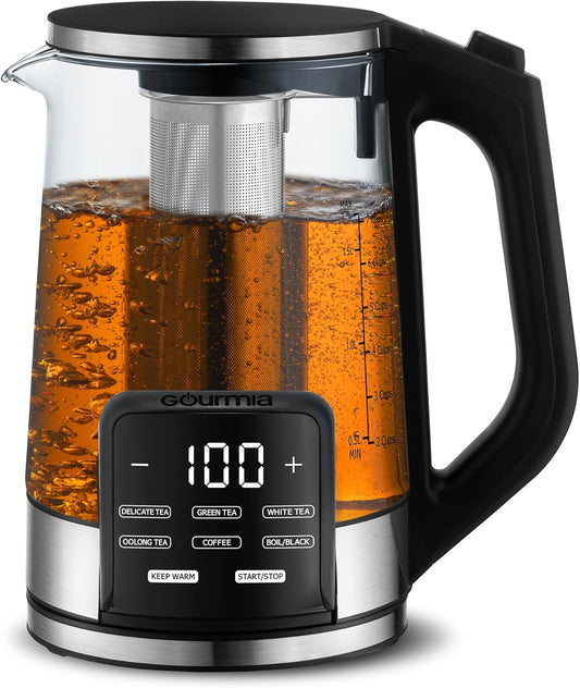 Gourmia 1.7L Electric Kettle – Black