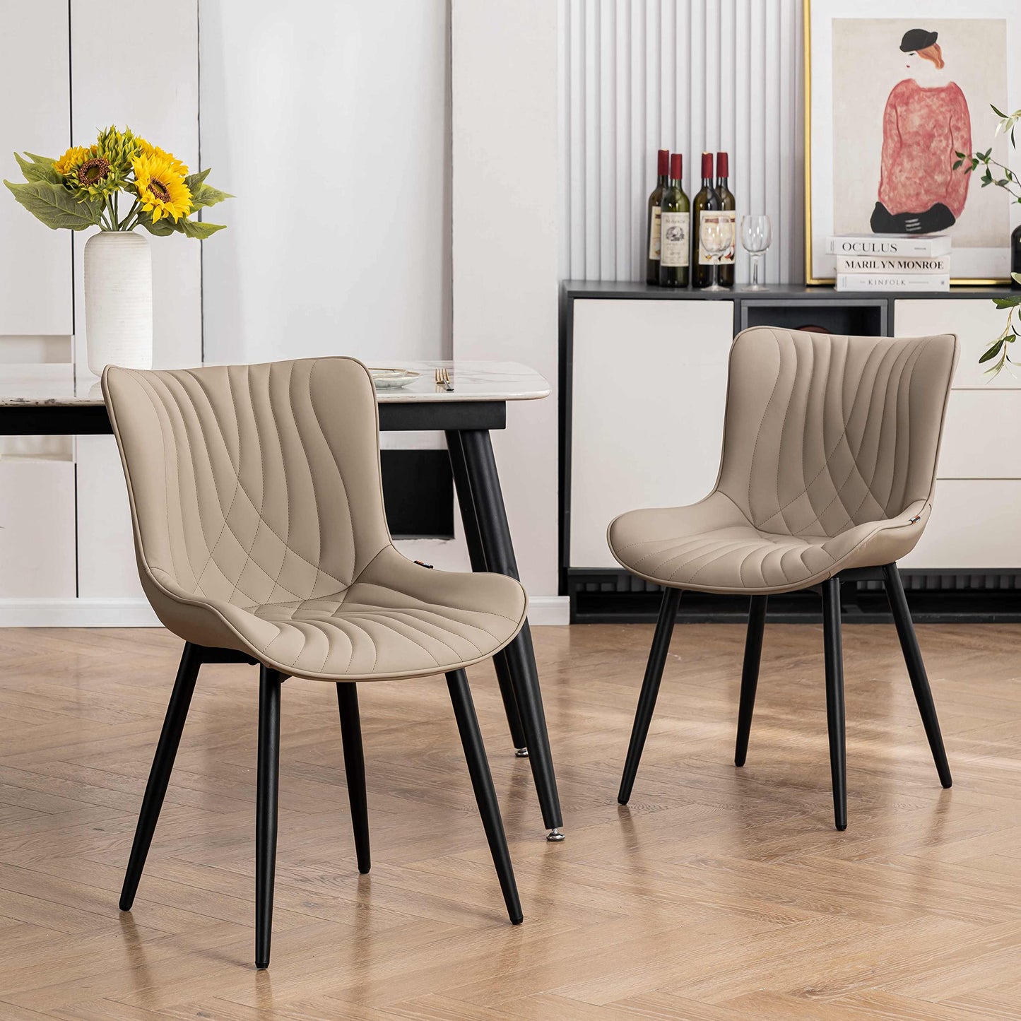 2 Mid-Century Dining Chairs