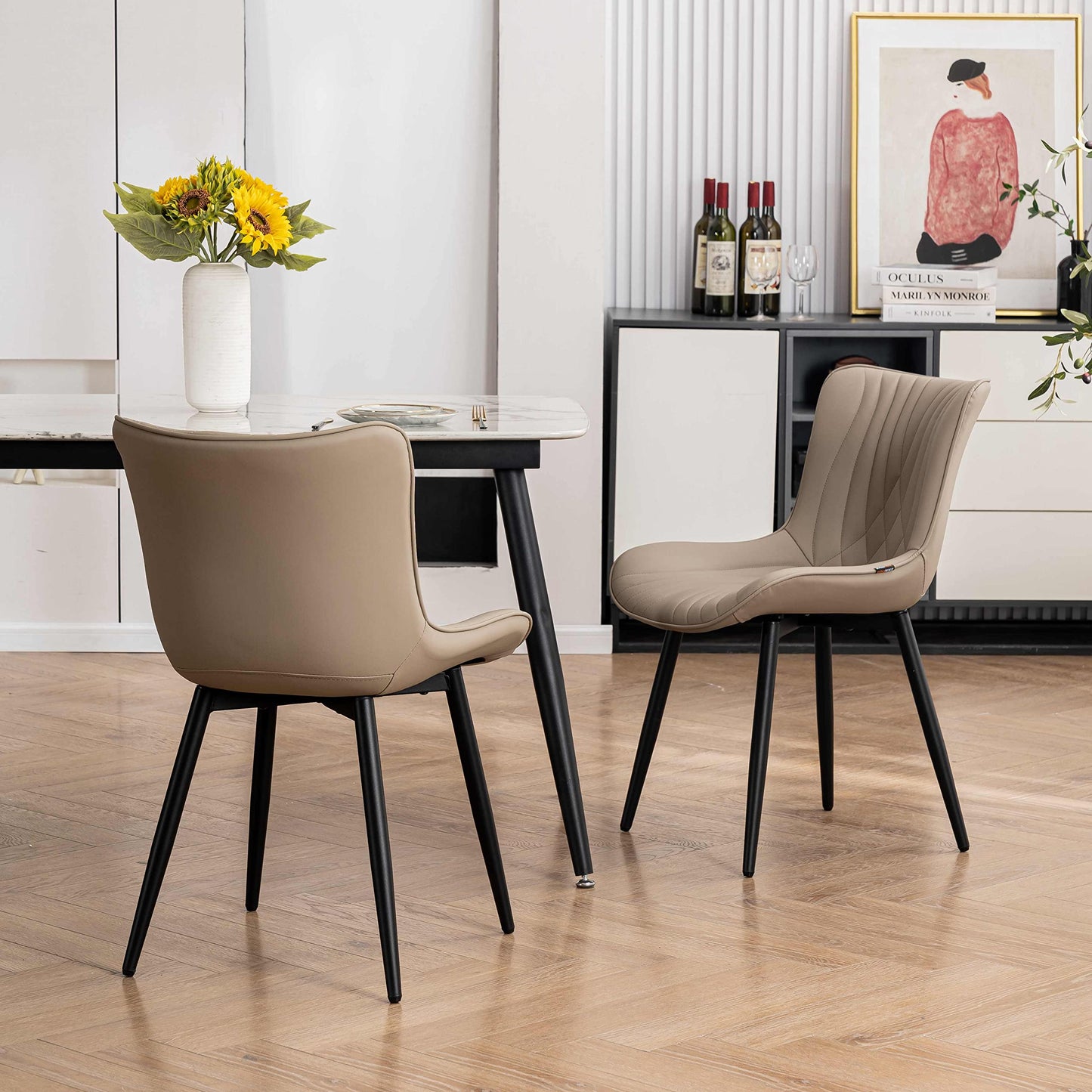 2 Mid-Century Dining Chairs