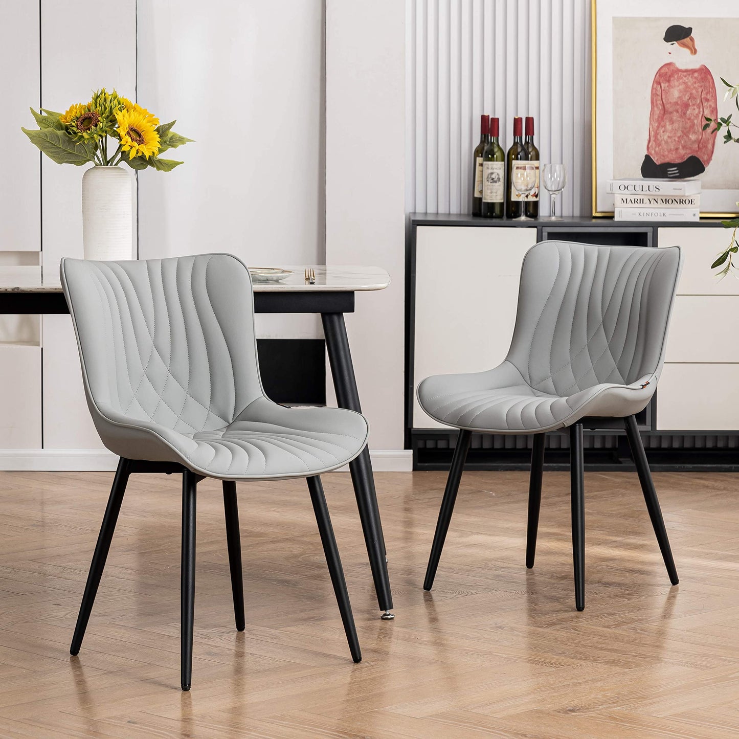 2 Mid-Century Dining Chairs