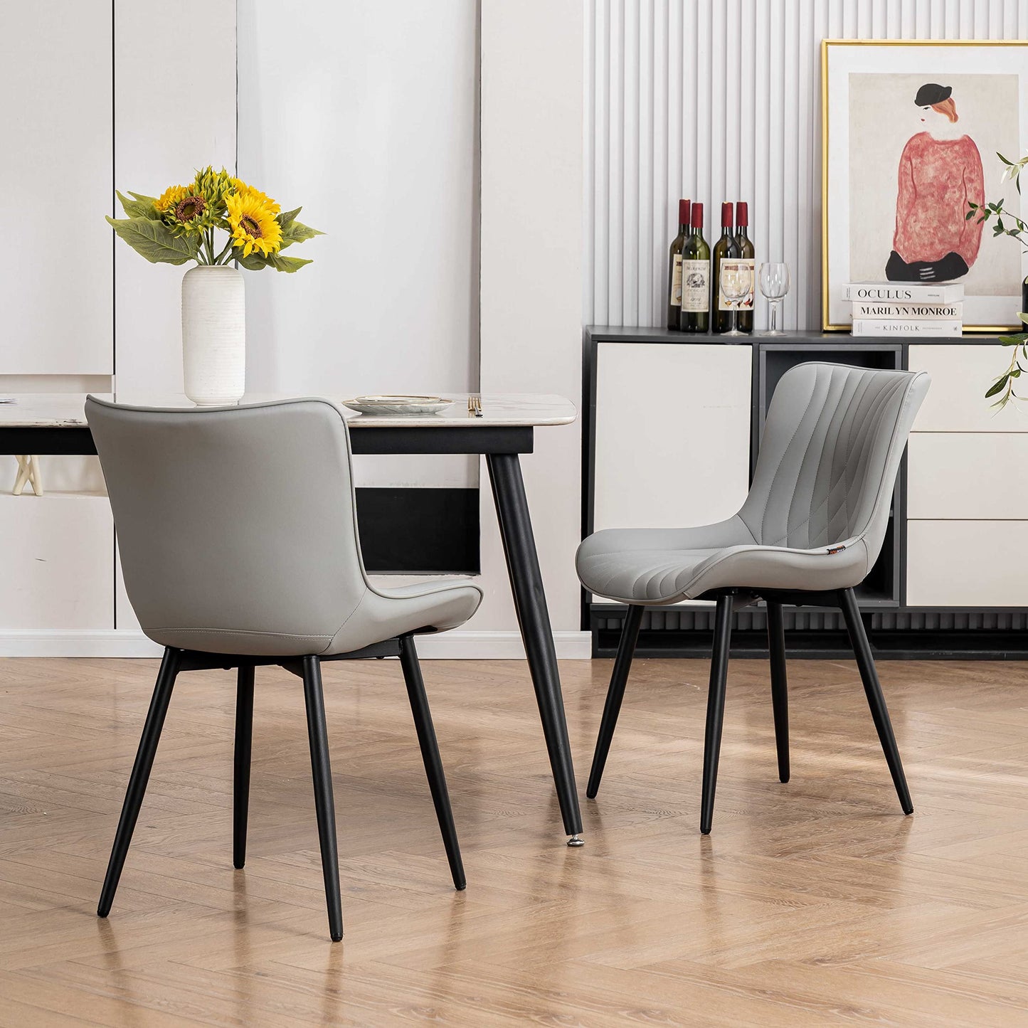 2 Mid-Century Dining Chairs